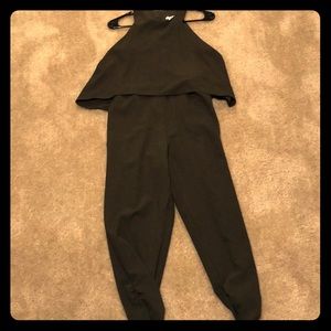 Bar iii Dark olive green jumpsuit